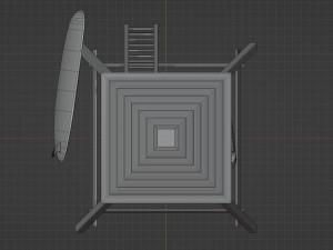 Lifeguard Rescue Guard tower Beach lookout 3D Model