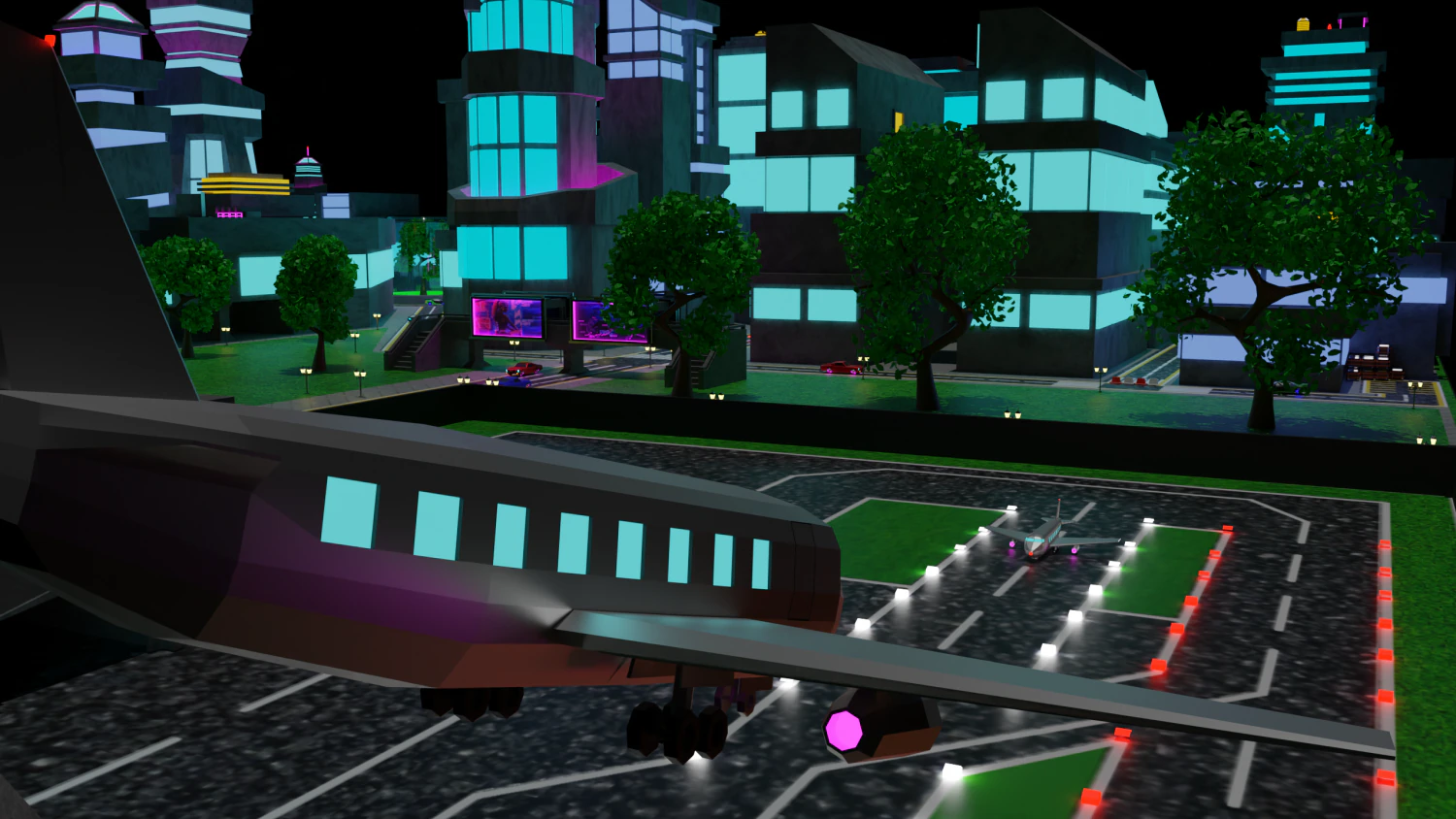 Metropolis Megalopolis Cosmopolis Town Sci fi Future Low-poly 3D Model .c4d .max .obj .3ds .fbx .stl .blend 