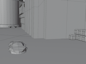 Metropolis Megalopolis Cosmopolis Town Sci fi Future Low-poly 3D Model