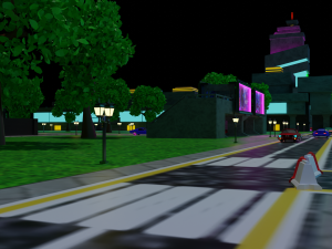 Metropolis Megalopolis Cosmopolis Town Sci fi Future Low-poly 3D Model