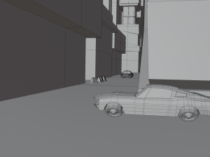 Metropolis Megalopolis Cosmopolis Town Sci fi Future Low-poly 3D Model