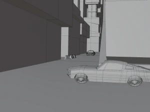 Metropolis Megalopolis Cosmopolis Town Sci fi Future Low-poly 3D Model