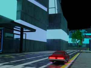 Metropolis Megalopolis Cosmopolis Town Sci fi Future Low-poly 3D Model