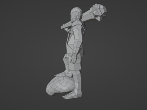 Cyclops Giant Monster Titan Ogre Game ready Rigged Low-poly 3D Modèle 3D