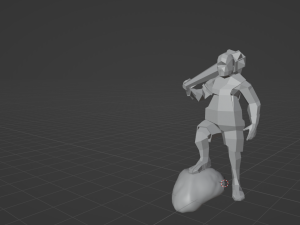 Cyclops Giant Monster Titan Ogre Game ready Rigged Low-poly 3D Modèle 3D