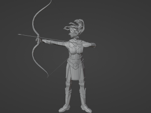 Medusa Gorgon Snake goddess Mythical Horrific Low poly Rigged Low-poly 3D Модель