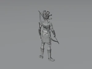 Medusa G&oacute;rgona Deusa cobra M&iacute;tico Horr&iacute;vel Low poly Rigged Low-poly Modelo 3D