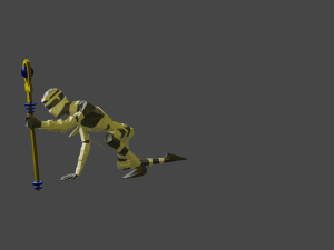 Mummy from Egypt Corpse in bandages Gameready Rigged Low-poly 3D 모델