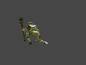 Mummy from Egypt Corpse in bandages Gameready Rigged Low-poly 3D 모델