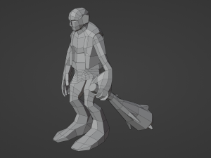 Troll Giant Ogre Gameready Rigged Free low-poly 3D Модель
