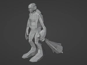 Troll Giant Ogre Gameready Rigged Free low-poly 3D Model