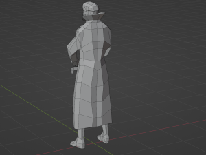 Dracula Vampire Undead Lowpoly Gameready Rigged Low-poly 3D Model