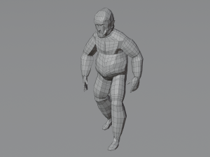 Bigfoot Yeti Sasquatch Abominable Snowman Rigged Low-poly Modèle 3D