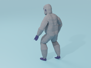 Bigfoot Yeti Sasquatch Abominable Snowman Rigged Low-poly Modèle 3D