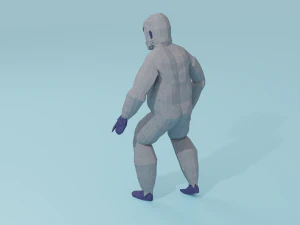 Bigfoot Yeti Sasquatch Abominable Snowman Rigged Low-poly 3D Model