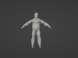 Bigfoot Yeti Sasquatch Abominable Snowman Rigged Low-poly Modèle 3D