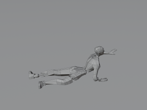Zombie Undead Living dead Corpse Infected Low-poly 3D Model