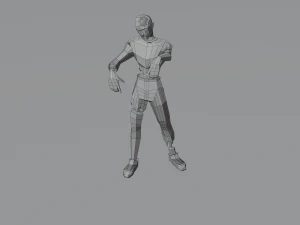 Zombie Undead Living dead Corpse Infected Low-poly 3D Model