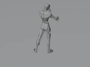 Zombie Undead Living dead Corpse Infected Low-poly 3D Model