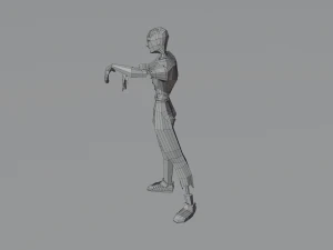 Zombie Undead Living dead Corpse Infected Low-poly 3D Model