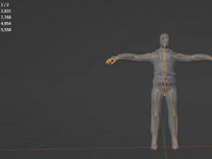 Sci-fi Futuristic character Cybernetic Cyberpunk hero 3D Model