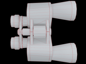 Binoculars Field glasses Optics Spyglasses 3D-Modell