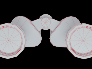 Binoculars Field glasses Optics Spyglasses 3D-Modell