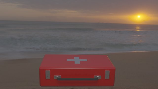 Medical cabinet First aid kit Medication storage Emergency 3D Модель .c4d .max .obj .3ds .fbx .stl .blend 