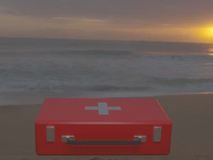 Medical cabinet First aid kit Medication storage Emergency 3D Model