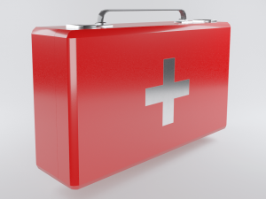 Medical cabinet First aid kit Medication storage Emergency 3D Модель