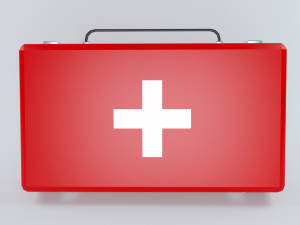 Medical cabinet First aid kit Medication storage Emergency 3D Модель