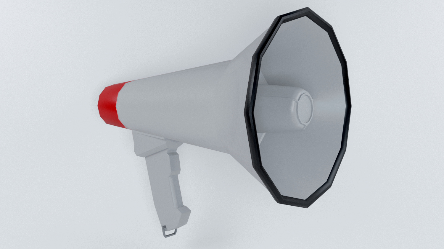 Megaphon Bullhorn Speaker mit Sirene 3D-Modell $39 - .ma .obj .gltf .max  .upk .unitypackage .c4d .fbx .lxo .blend .3ds - Free3D