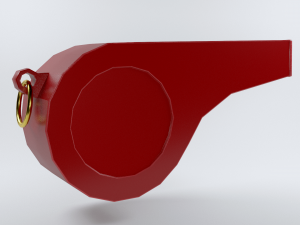 Whistler Signal device Warning device 3D Model