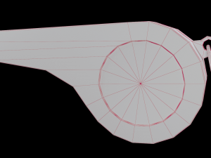 Whistler Signal device Warning device 3D Model