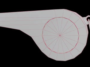 Whistler Signal device Warning device 3D Model