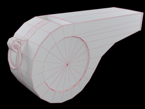 Whistler Signal device Warning device 3D Model