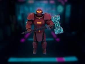 Futurystyczny zab&oacute;jca łowca zab&oacute;jca cyborg zab&oacute;jca Sci-fi Low-poly Model 3D