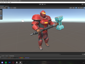 Futuristic hitman hunter assassin cyborg killer Sci-fi Low-poly 3D Model