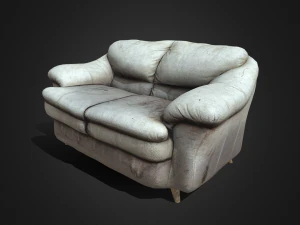 古いソファ 3Dモデル