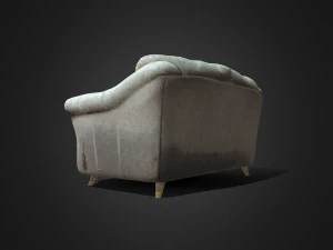Старый Диван 3D Модель