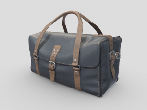 Leather Bag v2 PBR Material 3D Модель