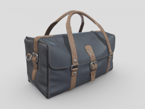 Leather Bag v2 PBR Material 3D Модель