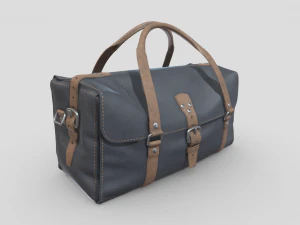 Leather Bag v2 PBR Material 3D Model