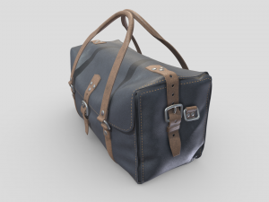 Leather Bag v2 PBR Material 3D Модель