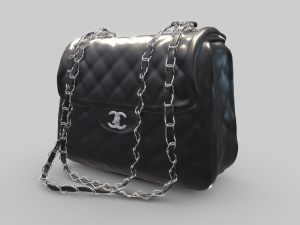 Chanel Leather Bag for Women 3D Модель