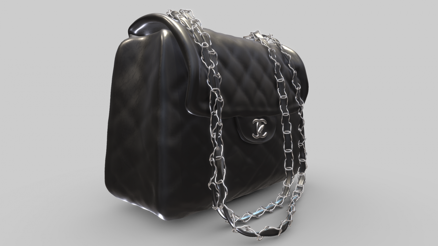 Download Chanel Flap Bag With Top Handle - Handbag PNG Image with