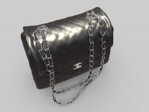Chanel Leather Bag for Women 3D Model