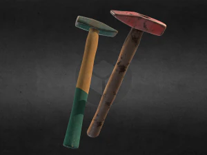 Martelo Remalhado 2pcs Modelo 3D
