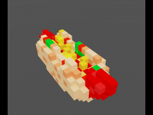 HotDog 3Dモデル