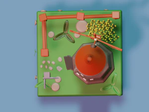 Mill house 3D Model